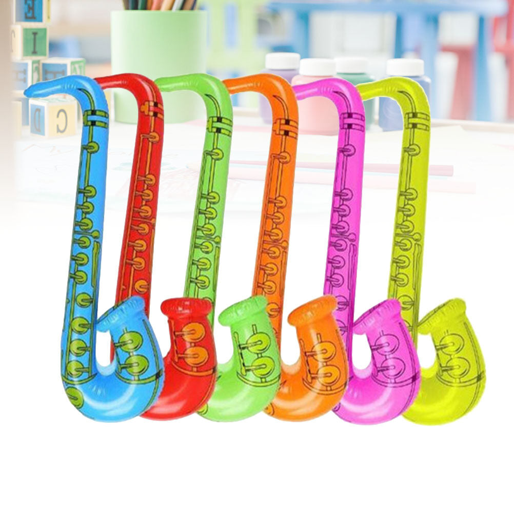 Inflatable Musical Instruments Sax Toy (Random Color) X313