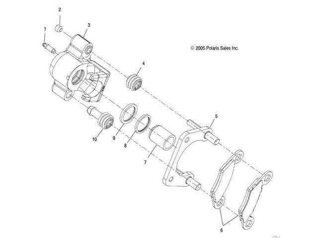 Brake Caliper Assembly B878086