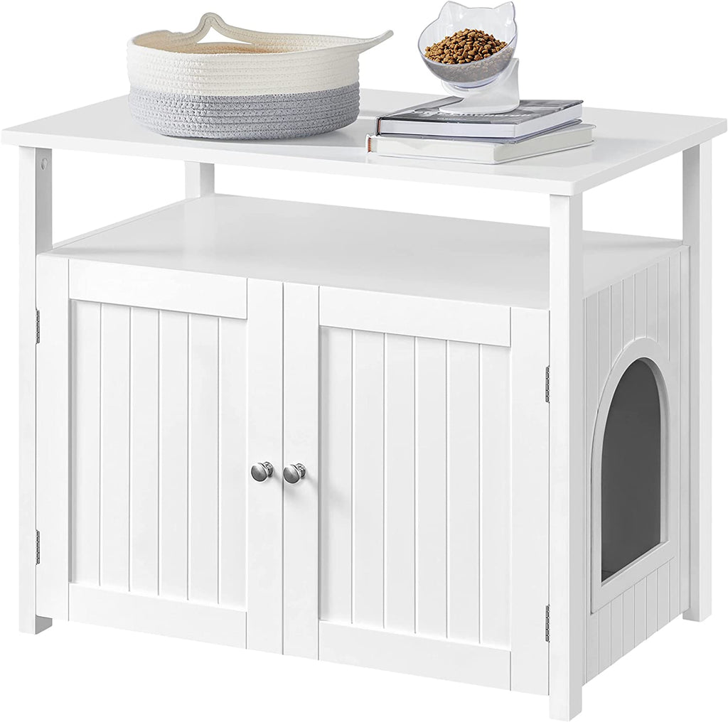 Cat Litter Box Enclosure with Storage Shelf T608531