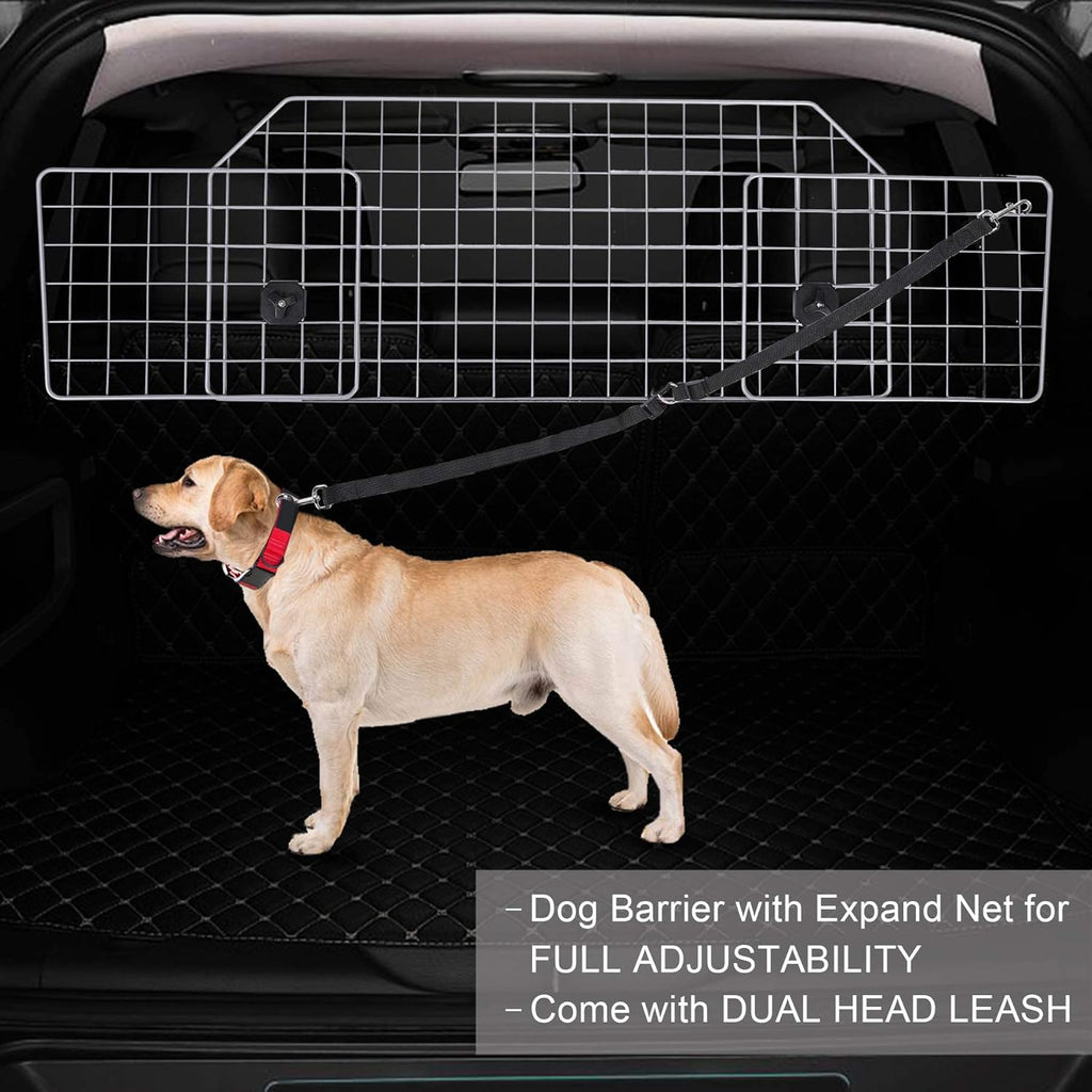 Heavy-Duty Adjustable Wire Mesh Pet Barrier W759117