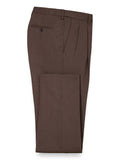 Tailored Fit Solid Brown Wool Suit A3316
