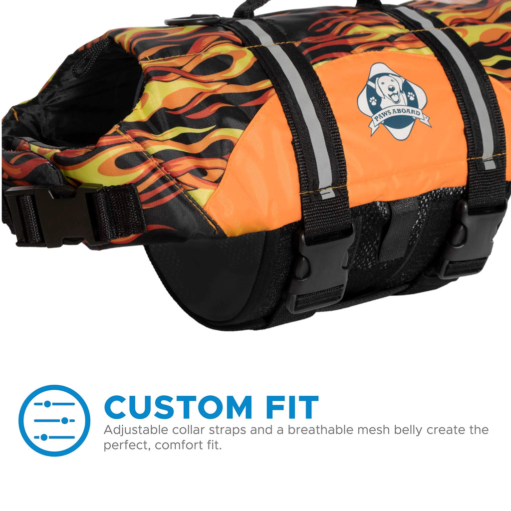 Doggy Life Jacket S Flames K61672