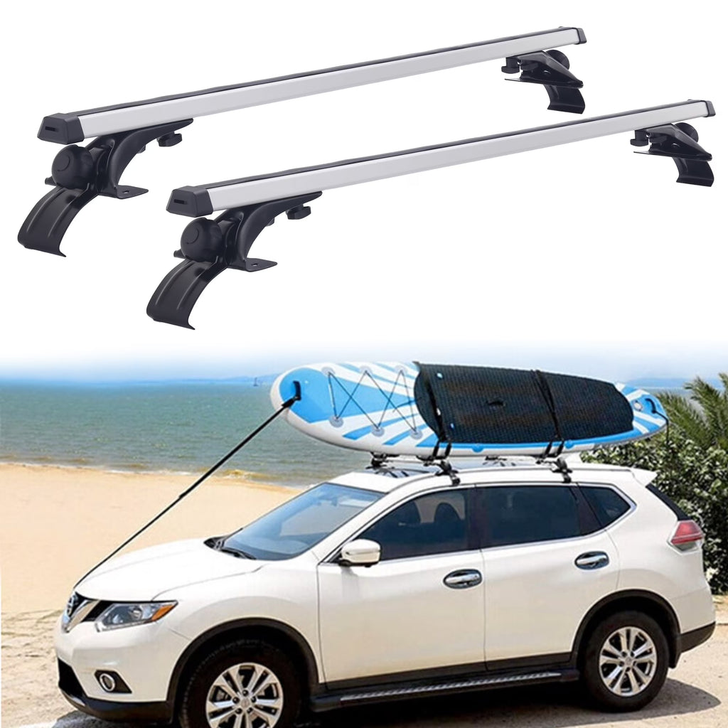 2pack 48" Car Top Roof Rack Cross Bars Kayak Cargo Carrier N452552