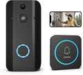 Video Doorbell Camera with Chime, 1080P Rechargeable Battery Powered, 2-Way Audio, Motion Detection, Night Vision T43751