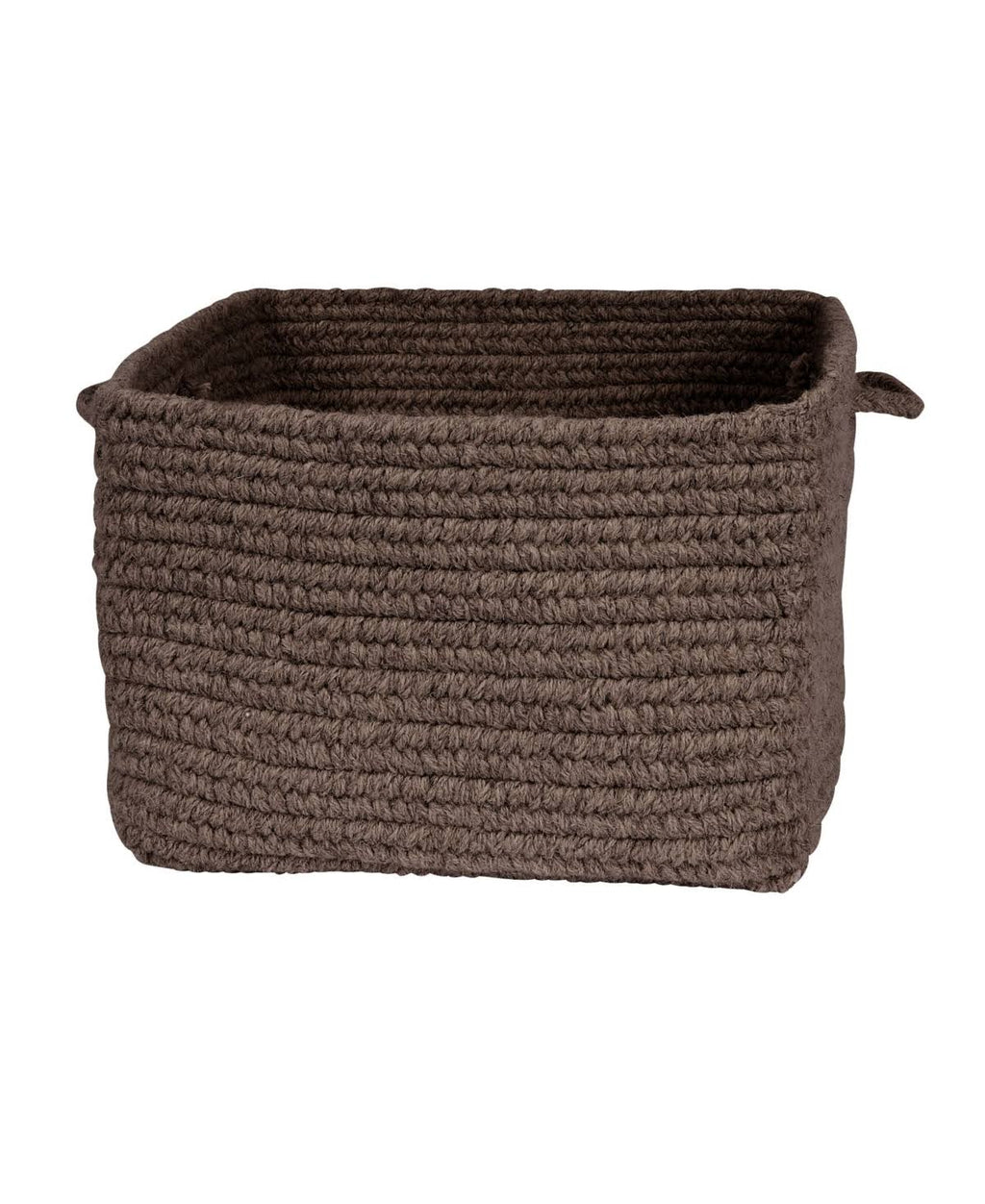 Chunky Natural Wool Square Basket A92327