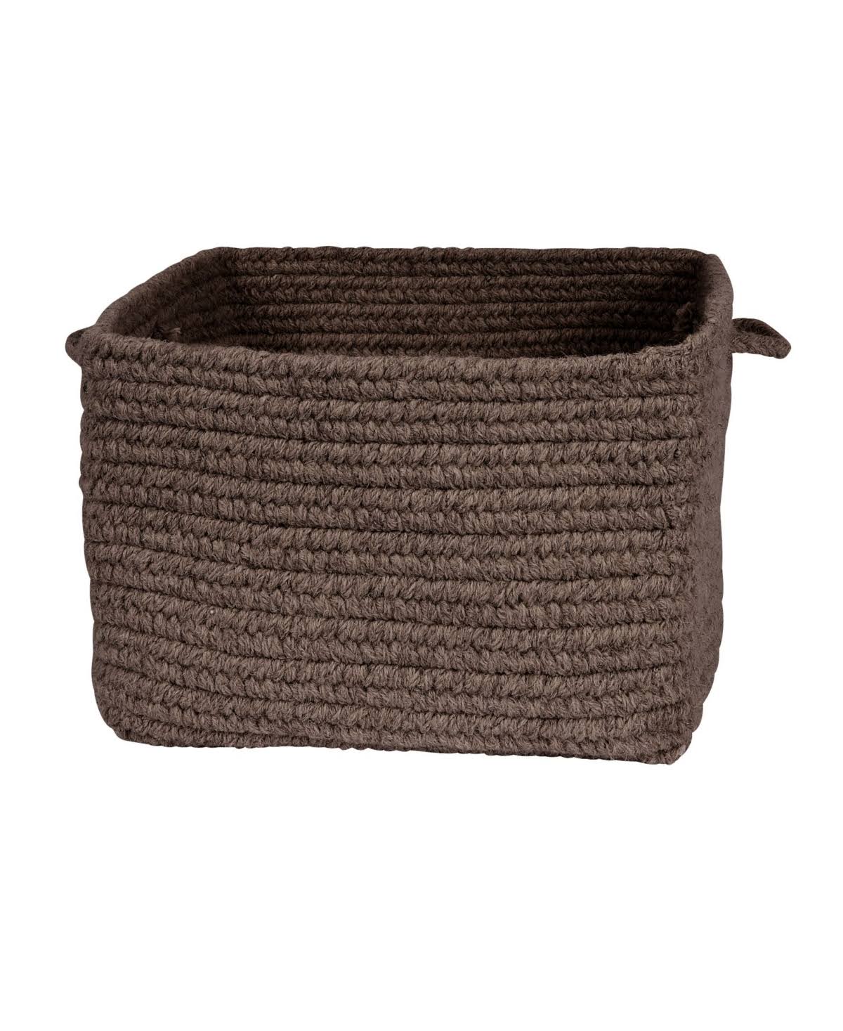 Chunky Natural Wool Square Basket A92327