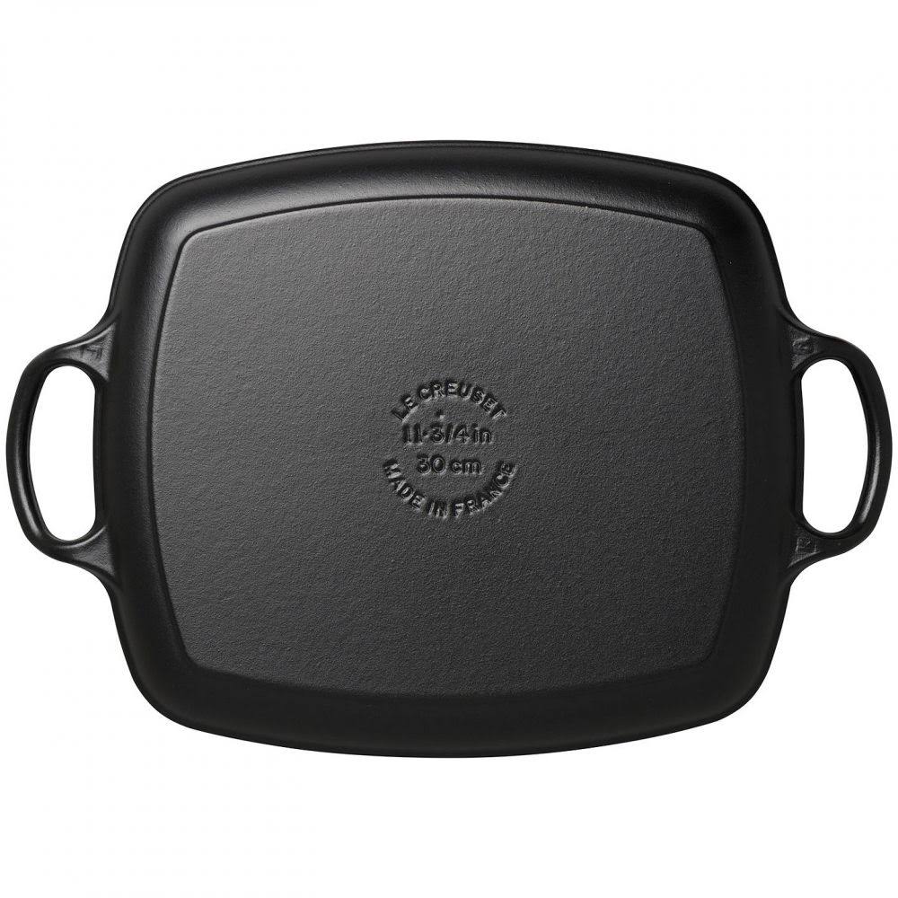 Satin Black Cast Iron Rectangular Grill C180