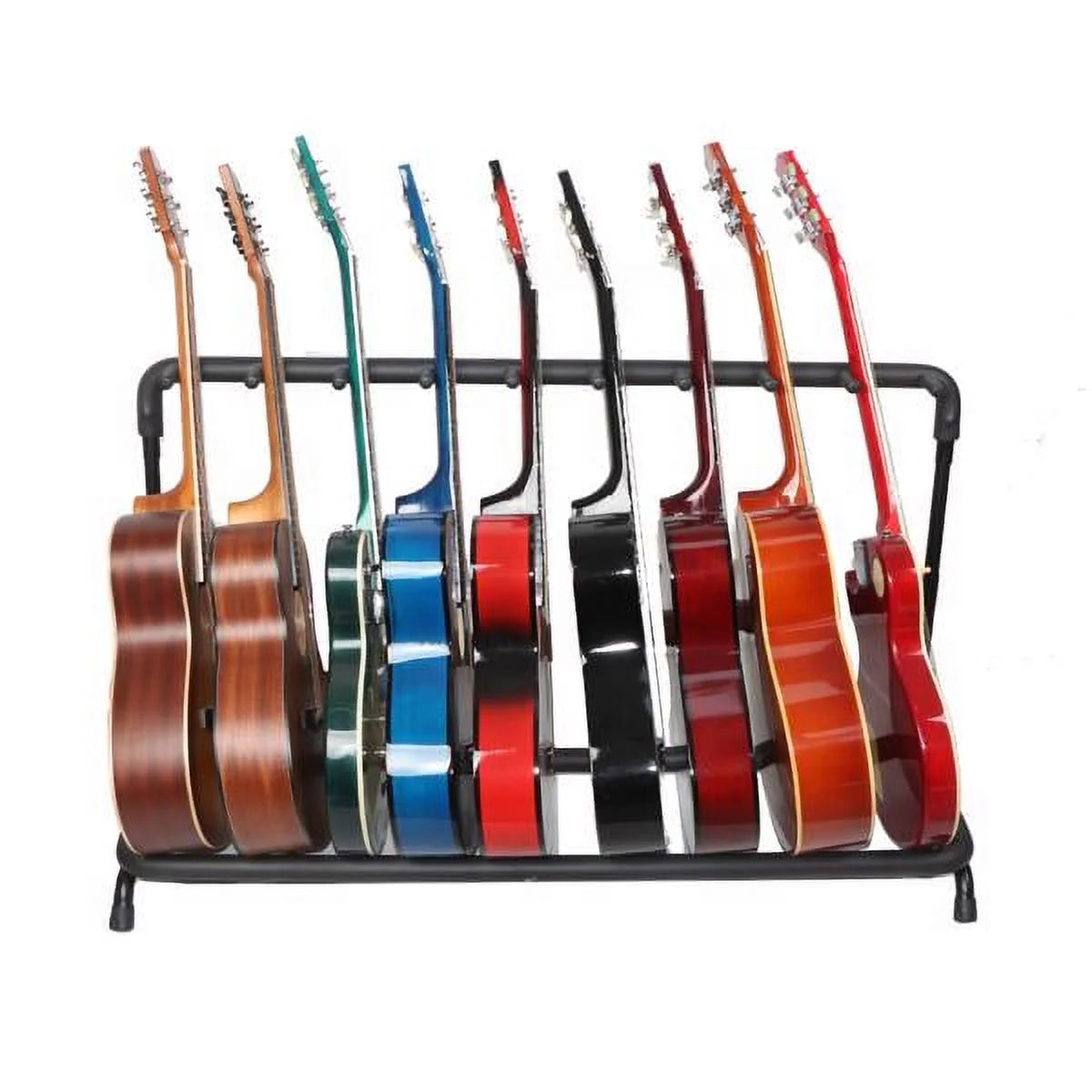 Black 9-Slot Guitar Holder Rack Stand C456