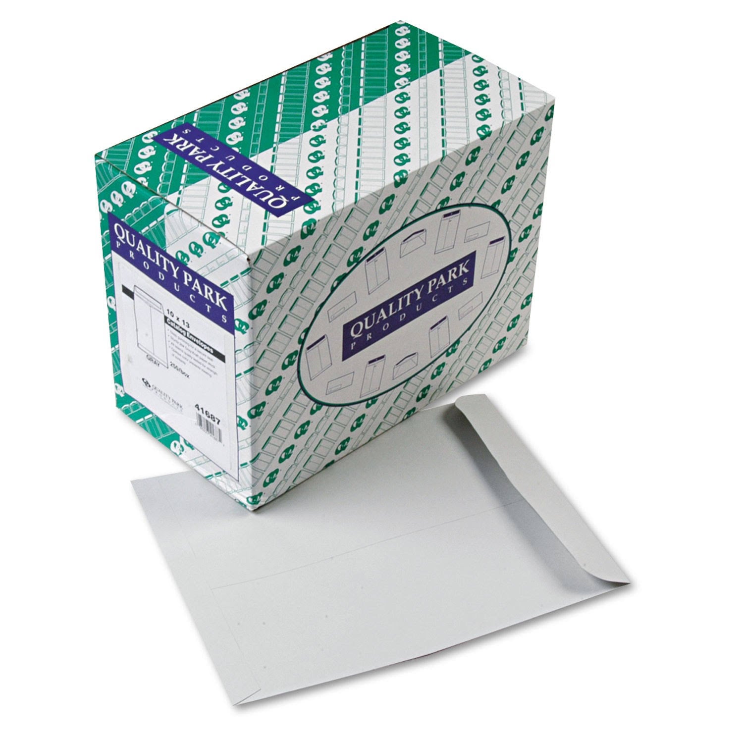 10 x 13 Gray Catalog Envelope 250/Box R511572