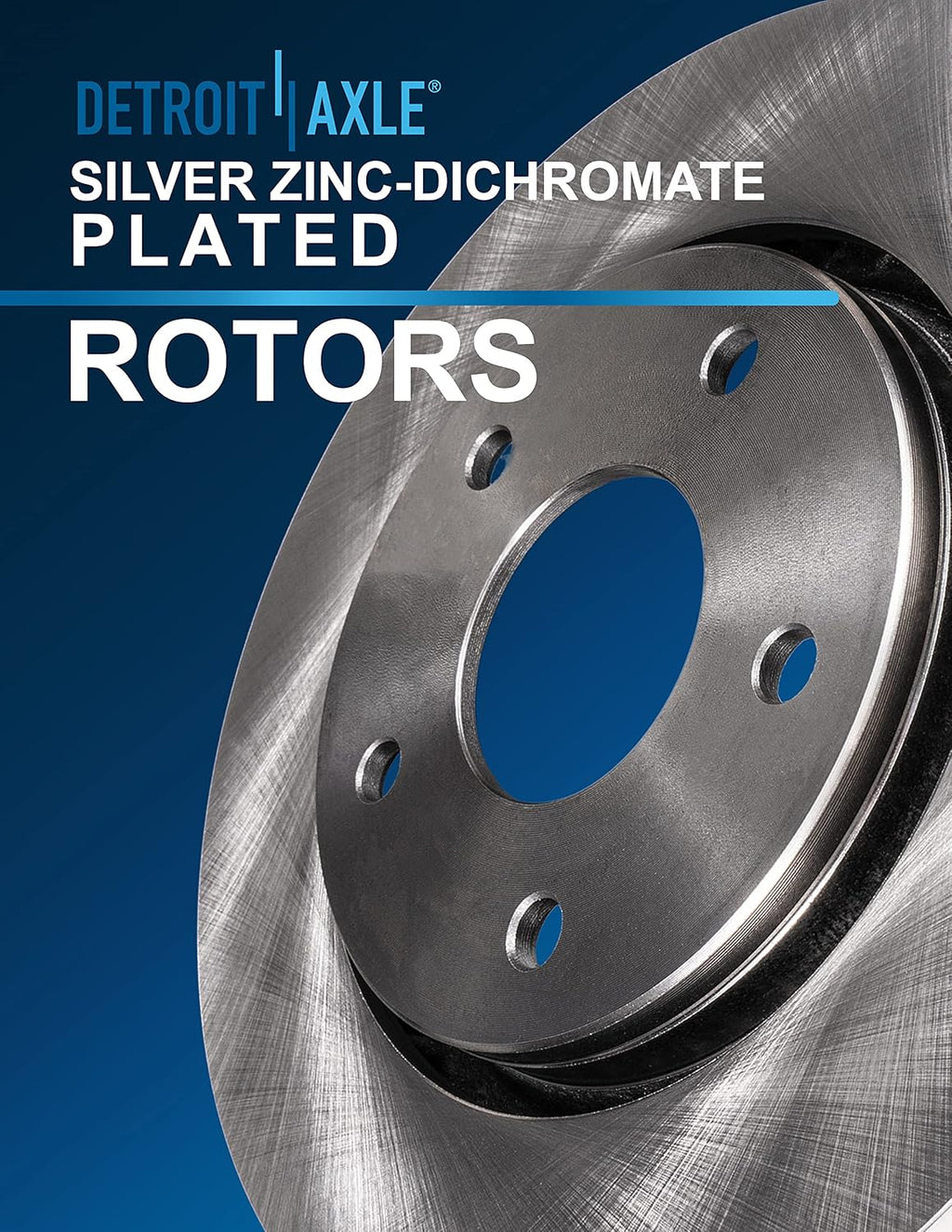 11.89" Front & 12.01" Rear Disc Rotor + Brake Pad Replacement D704
