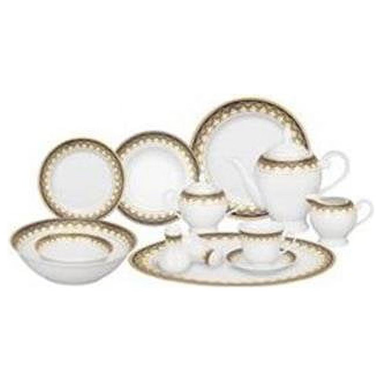 57-piece Porcelain Dinnerware Set X524160