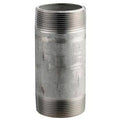 SS 304/304L Schedule 80 Seamless Extra Heavy Pipe Nipple 1-1/4X4-1/2 NPT Male Pkg Qty 10 Z258