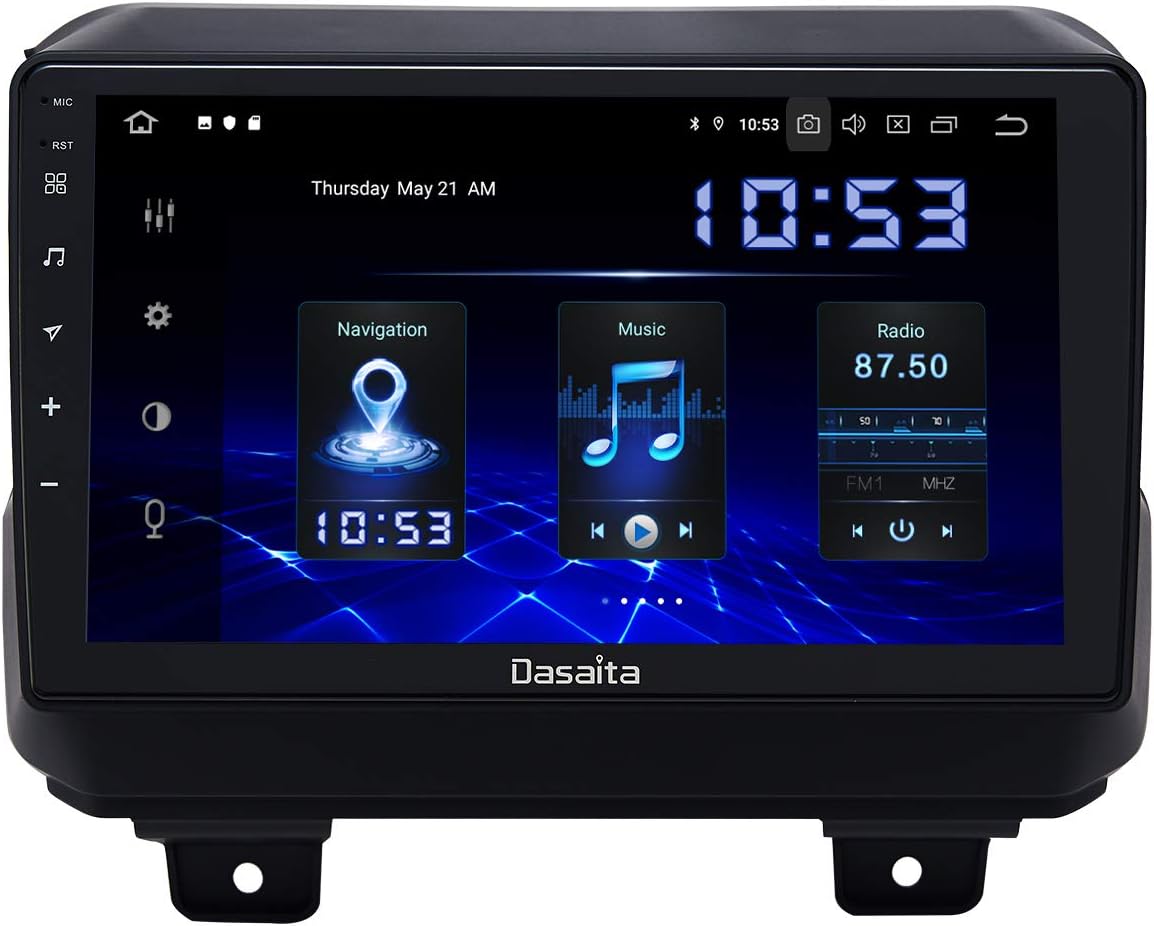 9 Touch Screen Car Radio for Wrangler 2018 2019 X5258
