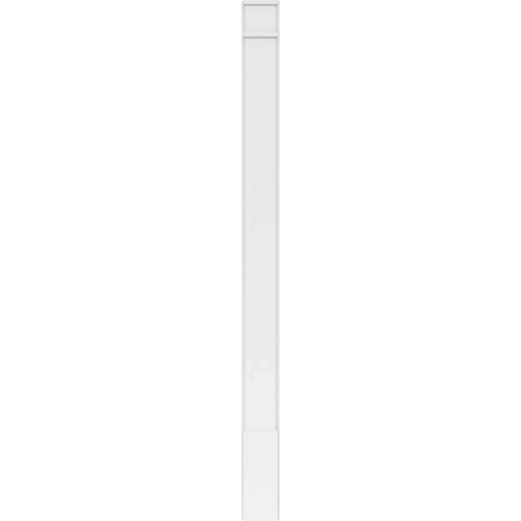 Plain PVC Pilaster with Standard Capital and Base (Pair) D1559
