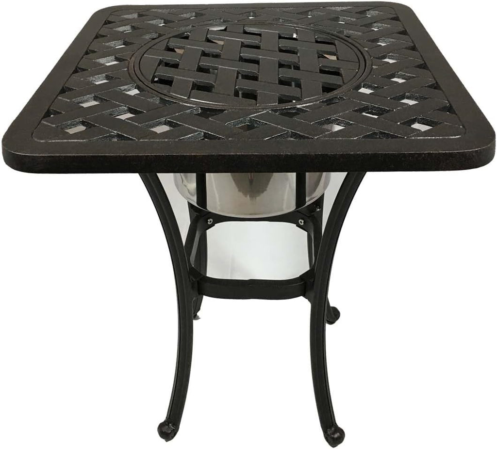 21 Square Cast Aluminum Cooler Table G5300