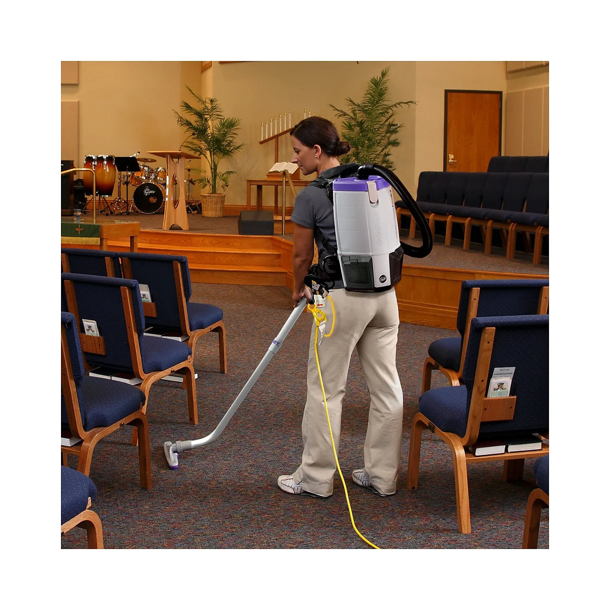 6 Backpack Vacuum Gray/Purple A811111