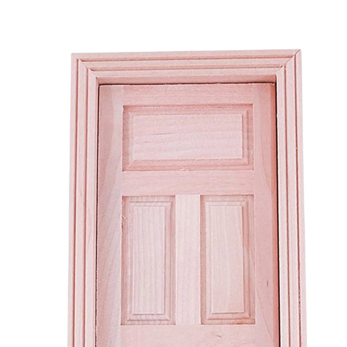 Unpainted Wood Dollhouse Miniature Door C24569