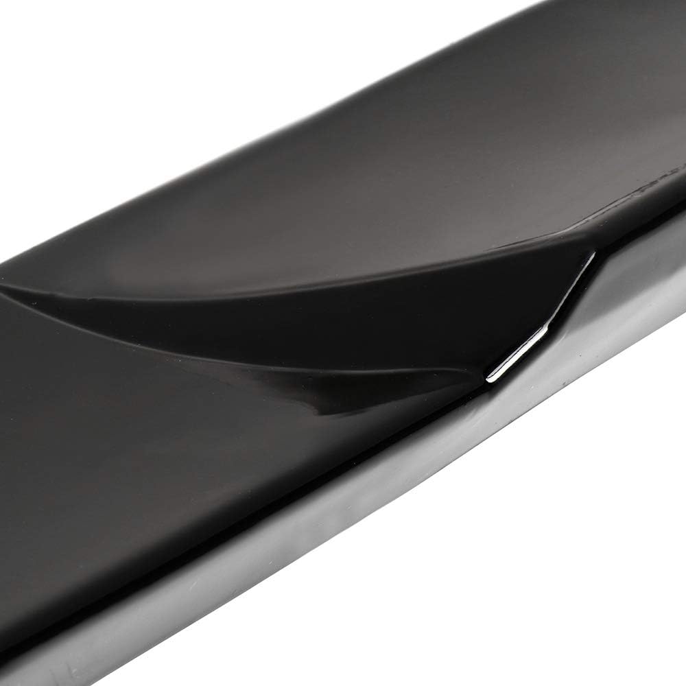 1-Piece Rear Window Roof Spoiler Wing Hydro Dipped Plastic Glossy Carbon Look Pack of 2 I273