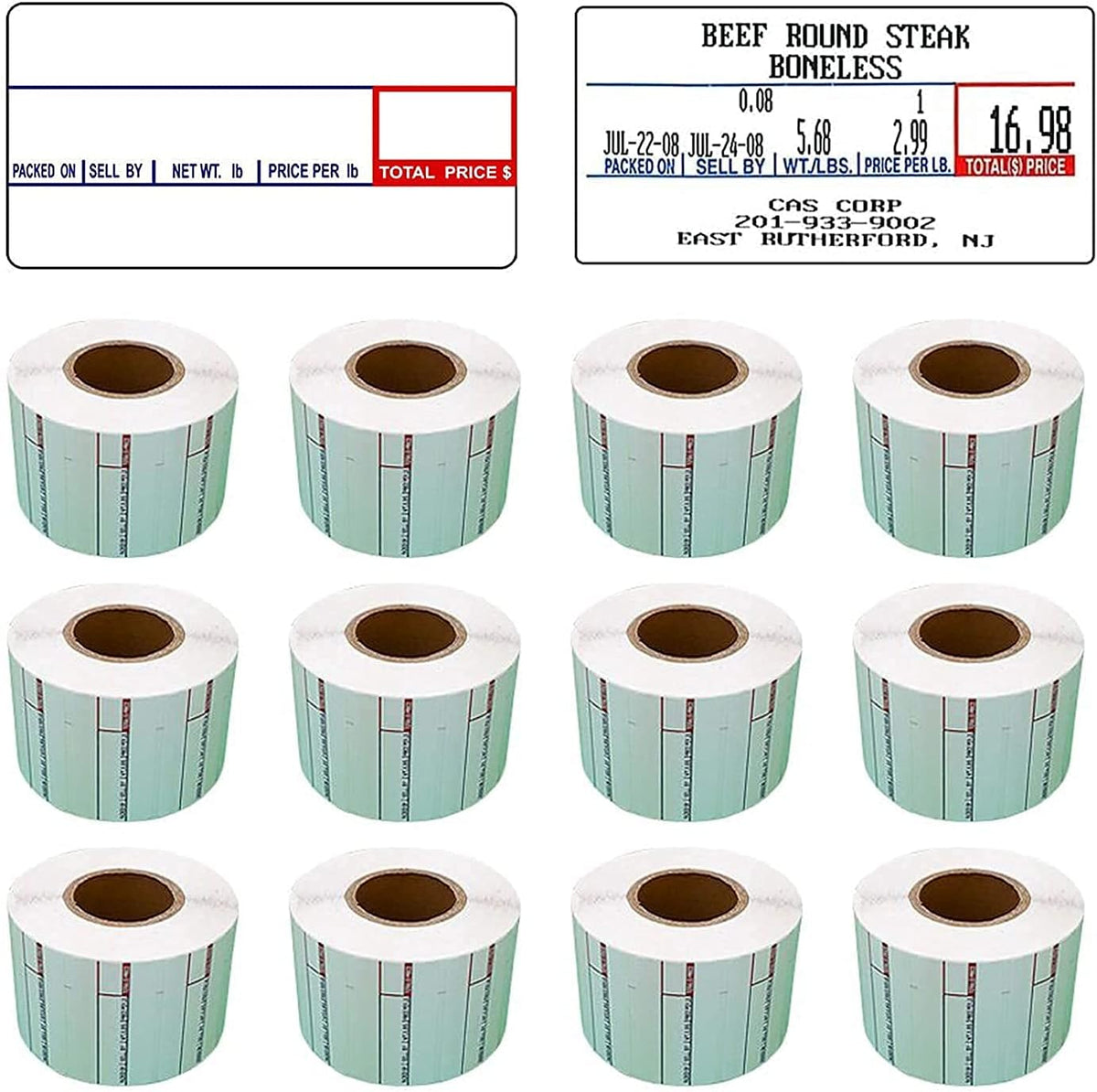 58 x 50 mm Printing Scale Label, 36 Rolls Per Case R90922