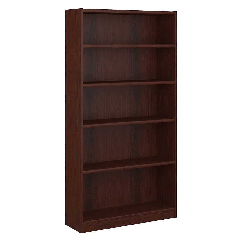Red 5 Shelf Bookcase I5240