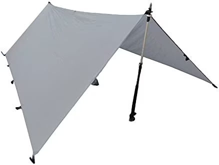 Ultralight Grey 8' x 10' Silnylon Tarp P9980