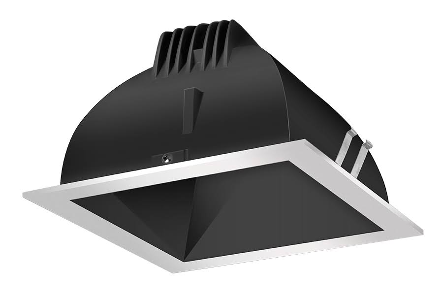 Black Cone Silver Ring LED Trim R5038