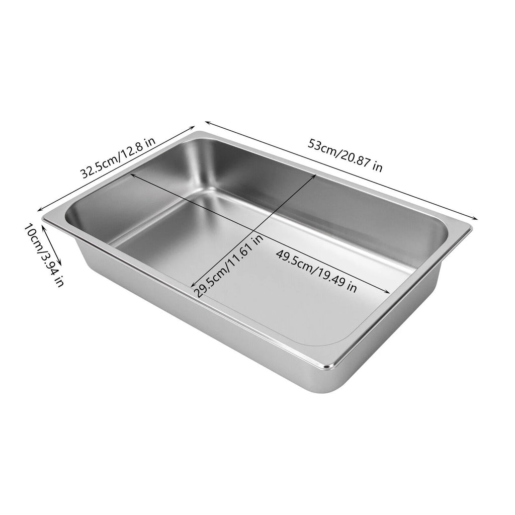 Full Size Perforated Stainless Steel Steam Table Food Pan L6421