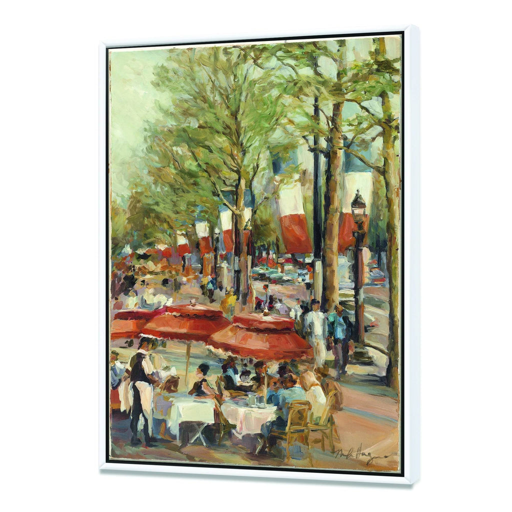 Green Framed Canvas - 34 in. Wide x 44 in. High M9009