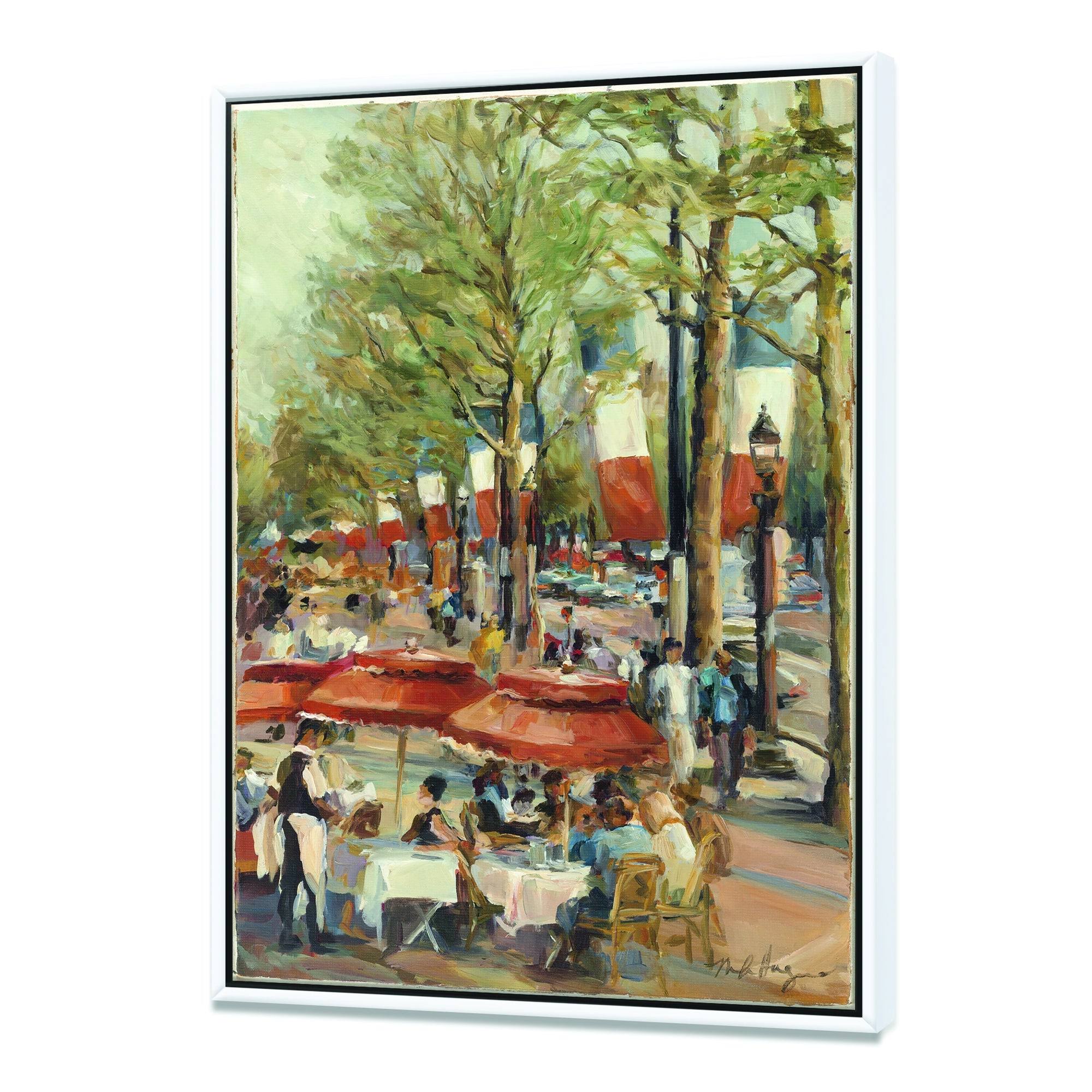 Green Framed Canvas - 34 in. Wide x 44 in. High M9009