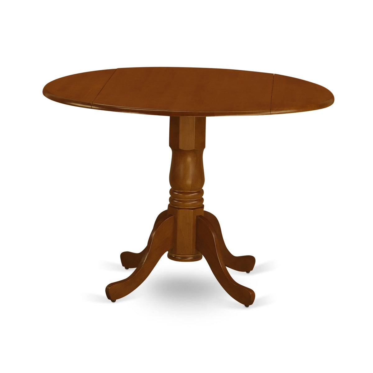 3PC Dining Room Table with Two Drop Leaves and Wood Seat Chairs D889655