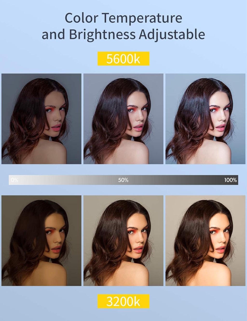 LED Video Soft Light Panel with Dual Rechargeable Battery X489