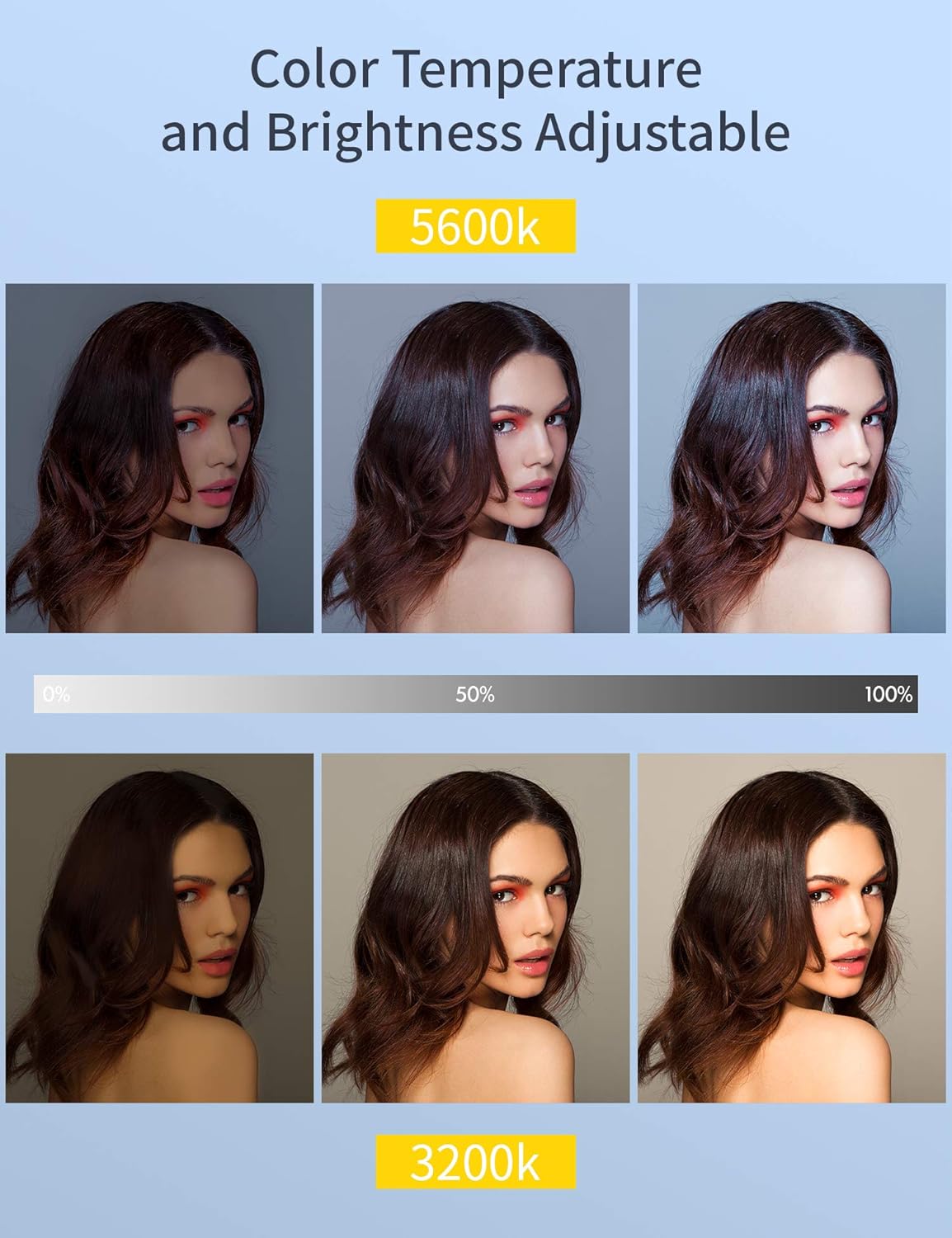 LED Video Soft Light Panel with Dual Rechargeable Battery X489