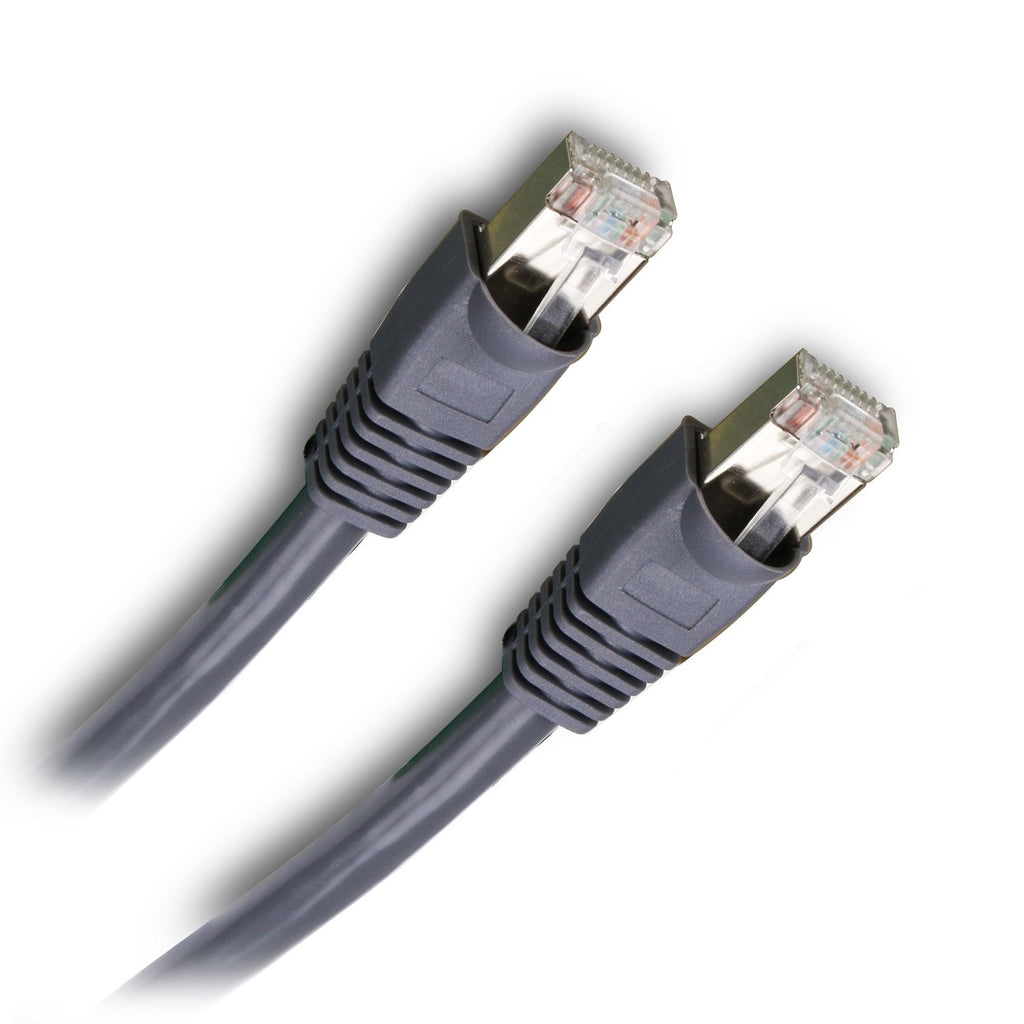 Outdoor Shielded Cat6 Cable 100ft Waterproof UV Resistant Gold Plated RJ45 Connector D611
