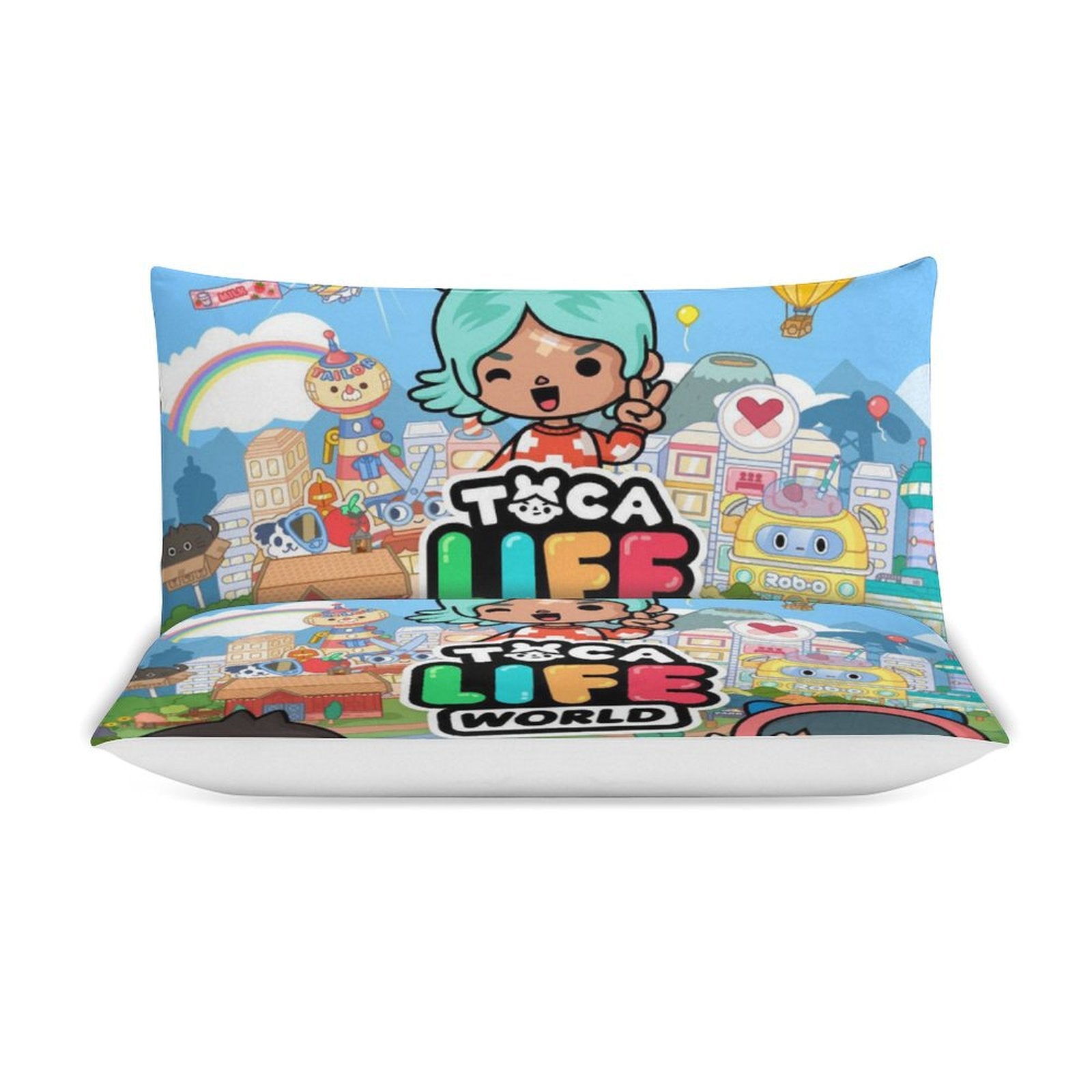 3 Pieces Bedding Sets With 1 Duvet Cover 2 Pillowcases E322226