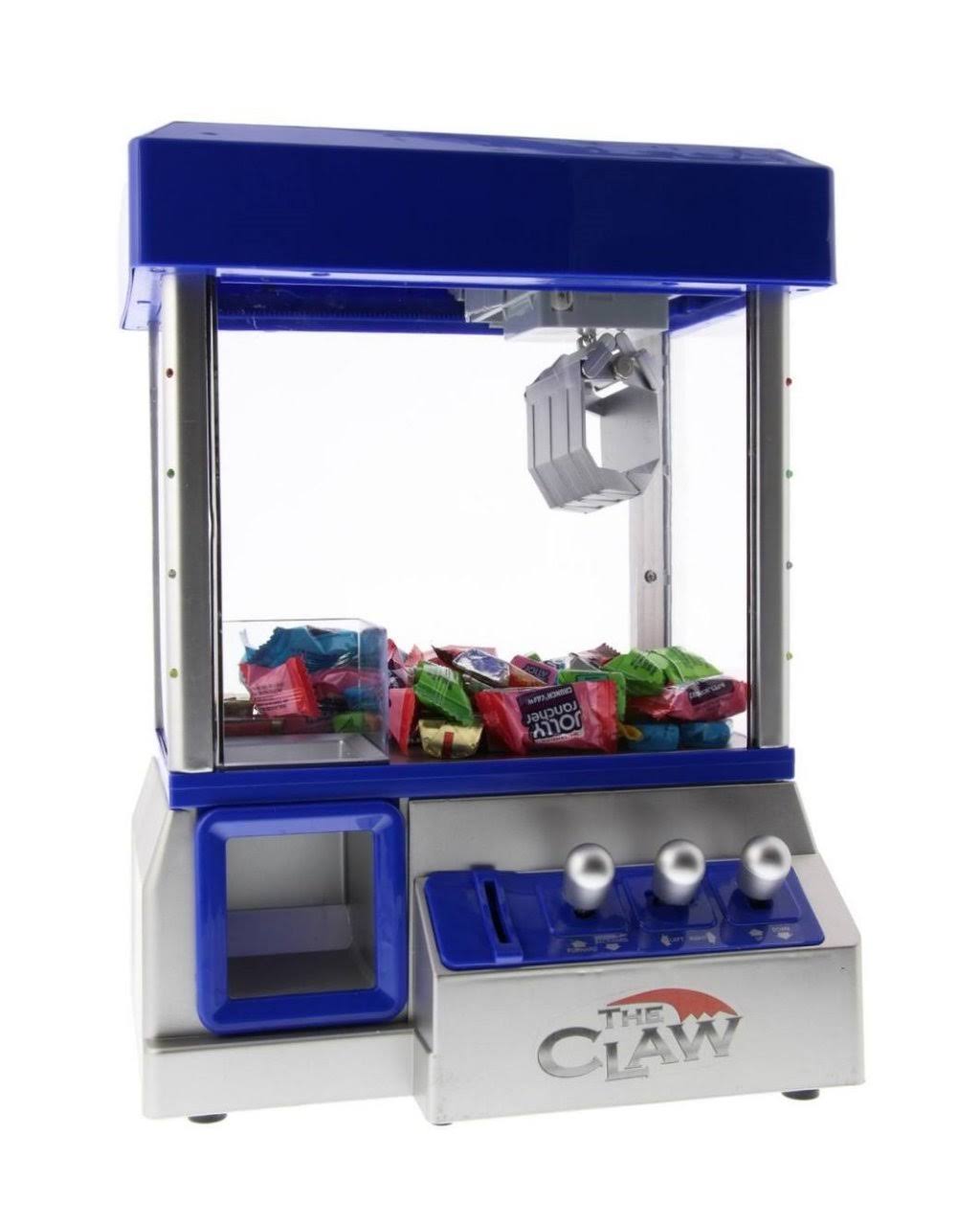 Blue Electronic Candy Grabber Machine Arcade Game with LED Lights Z10042