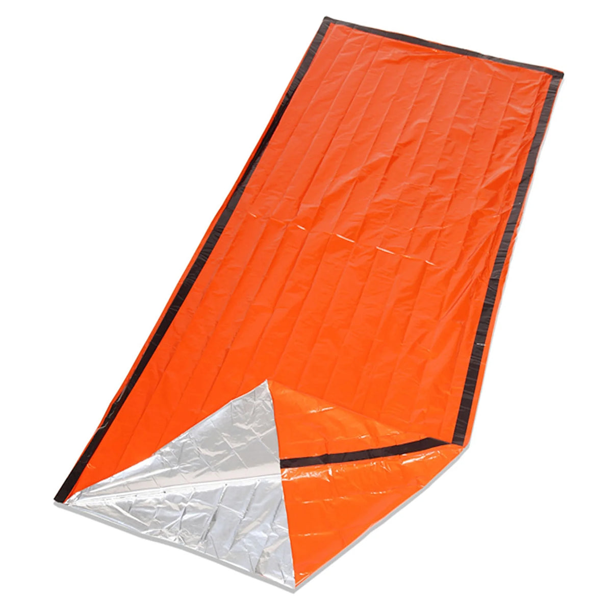 Waterproof Heat Reflective Thermal Poncho Raincoat with Sleeping Bag and Tent Shelter O89734