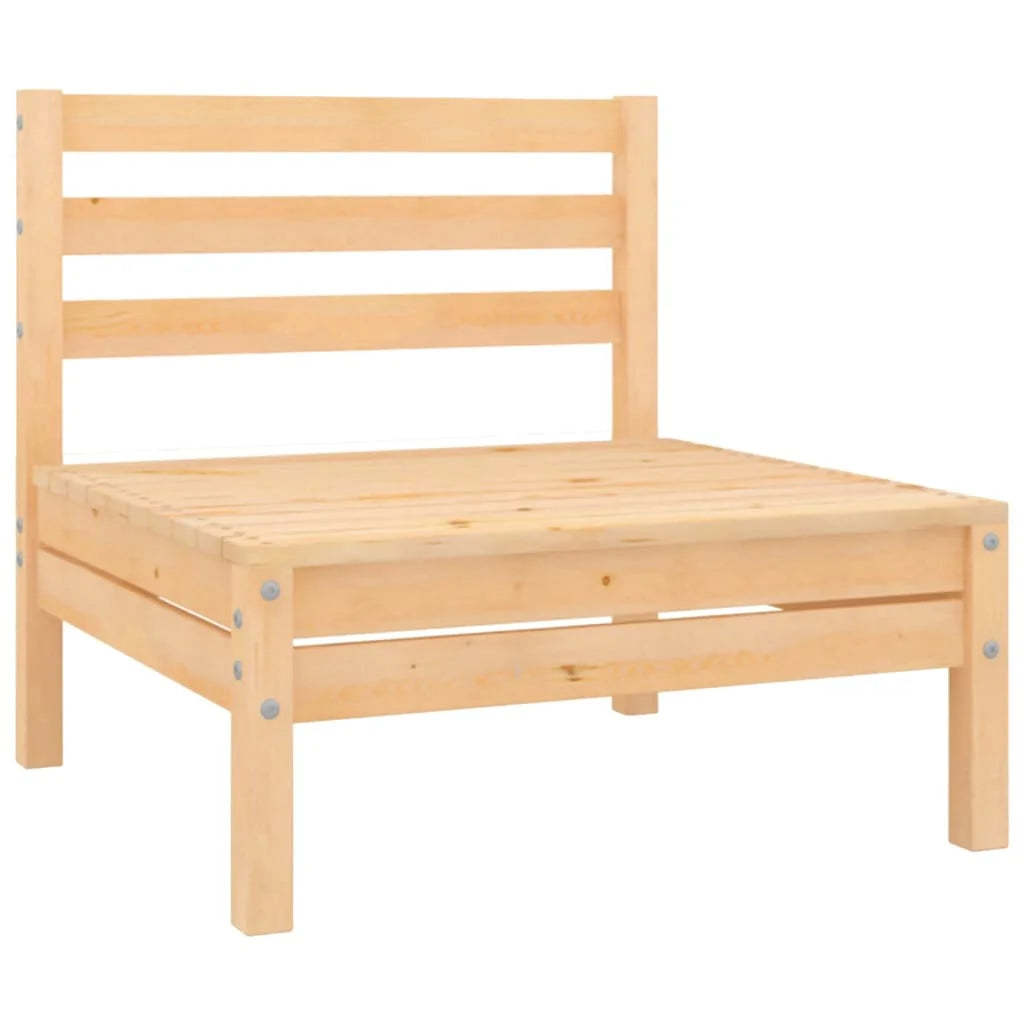 Patio Middle Sofa Solid Pinewood H456