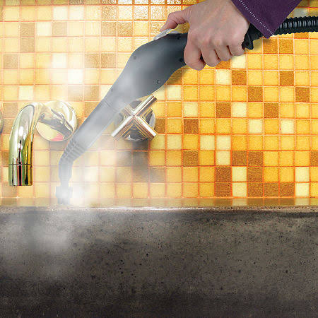 White Canister Steam Cleaner Y976885