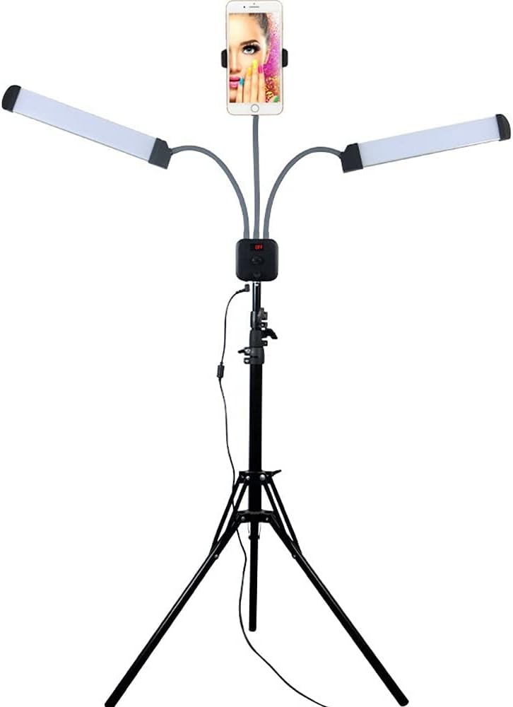 Dual Arm LED Lighting Kit with Five-Stage Touch Dimming A3207