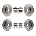 Front Rear Disc Brake Rotors and Ceramic Pads Kit for Car Cadillac CTS S807