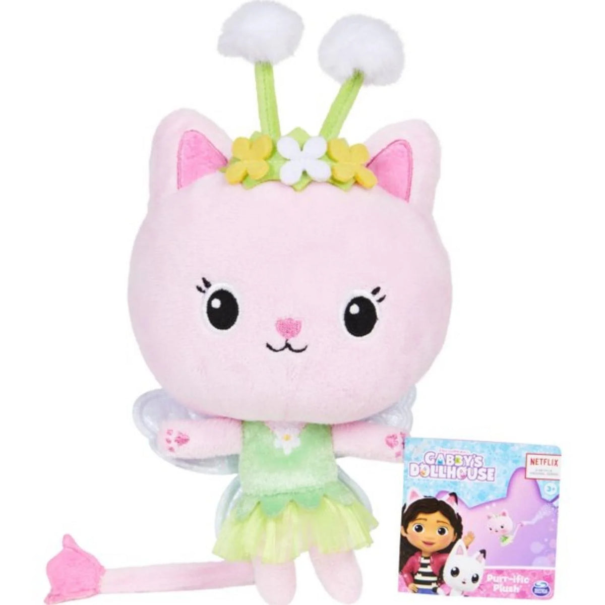 7-inch Kitty Fairy Plush Toy with Storage Carrier B53115