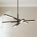 6-Light LED Sputnik Chandelier W3325