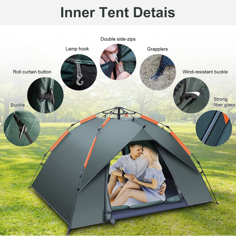 Dome Camping Tent for 2-5 People Q2597