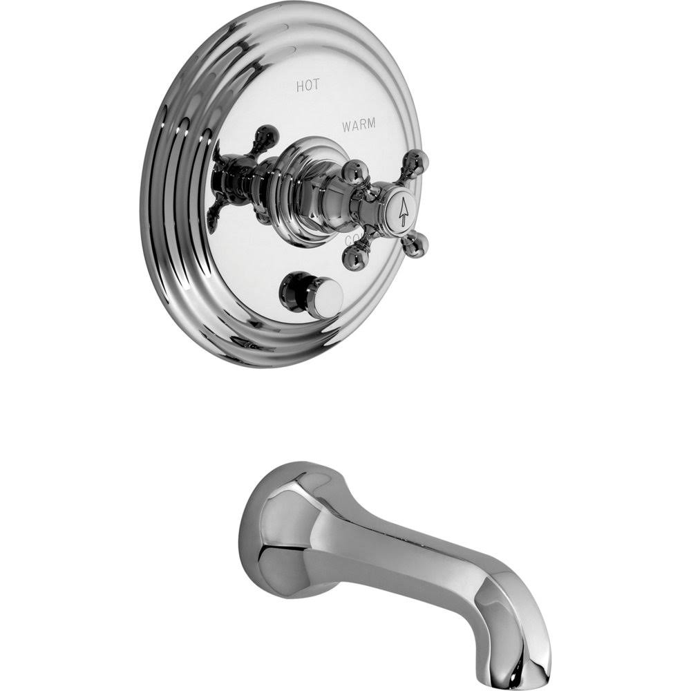 Balanced Pressure Tub & Shower Trim Plate with Handle Less Showerhead, English Bronze O499