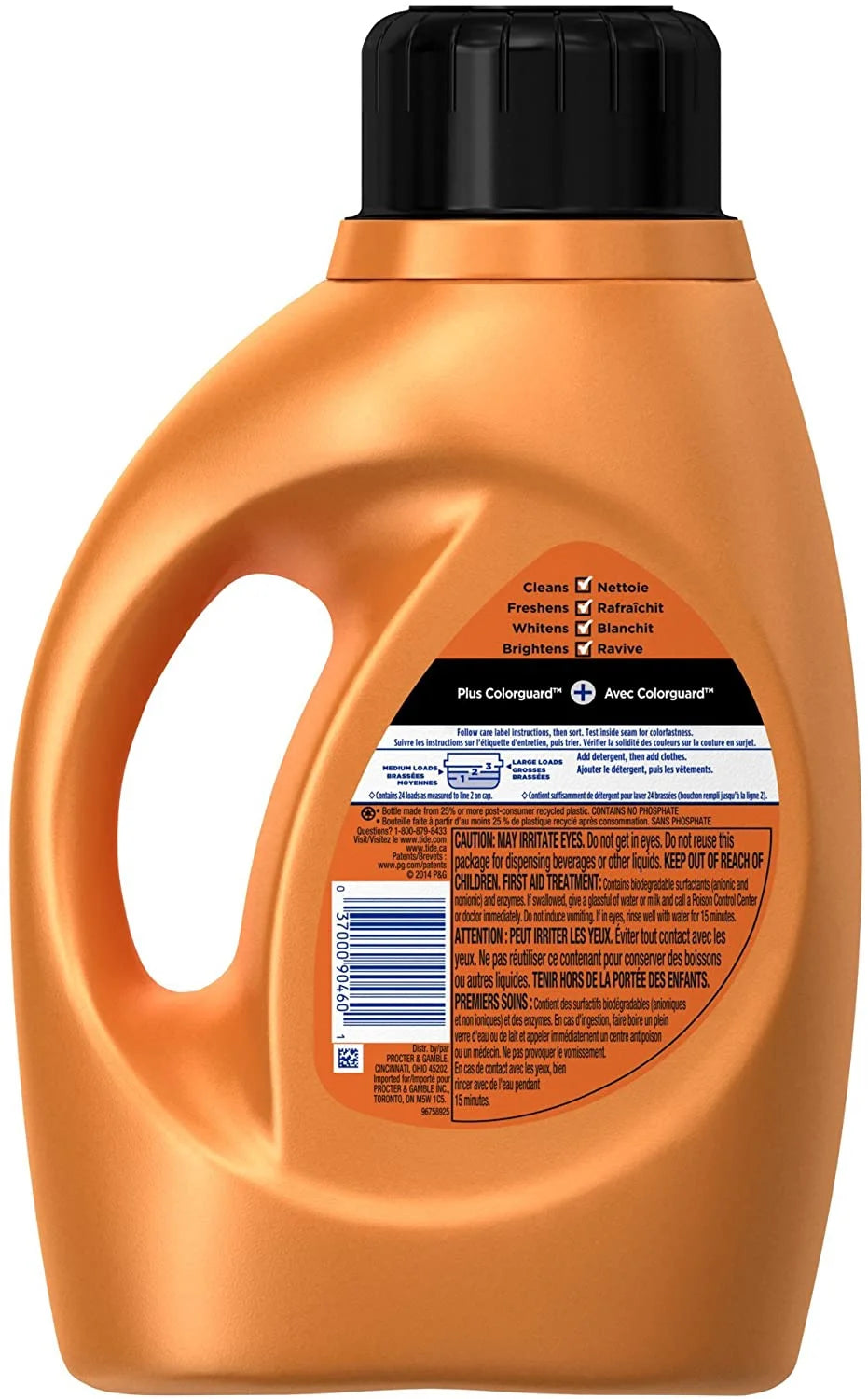Tide Liquid Laundry Detergent, Active Fresh 46 oz (Pack of 6) Q5580