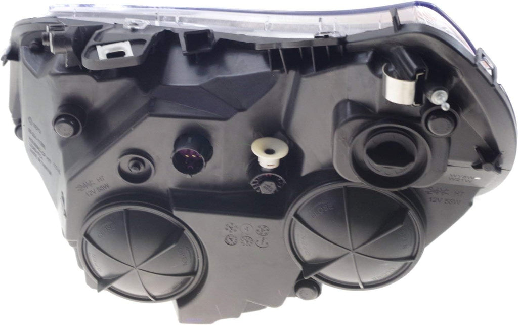 Headlight Set of 2 Clear Lens Halogen Composite V7277