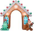 8.5 ft Tall Inflatable Gingerbread Archway I1049
