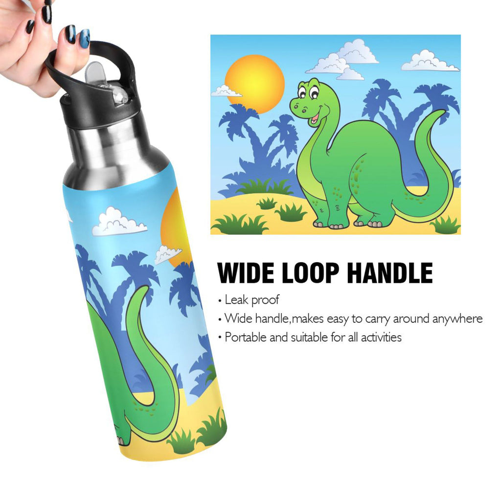 Stainless Steel Vacuum Insulated Water Bottle with Straw Lid 20 OZ G6758