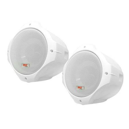 6.5x22 200 Watt Two-Way White Wake Board Speakers Y781348
