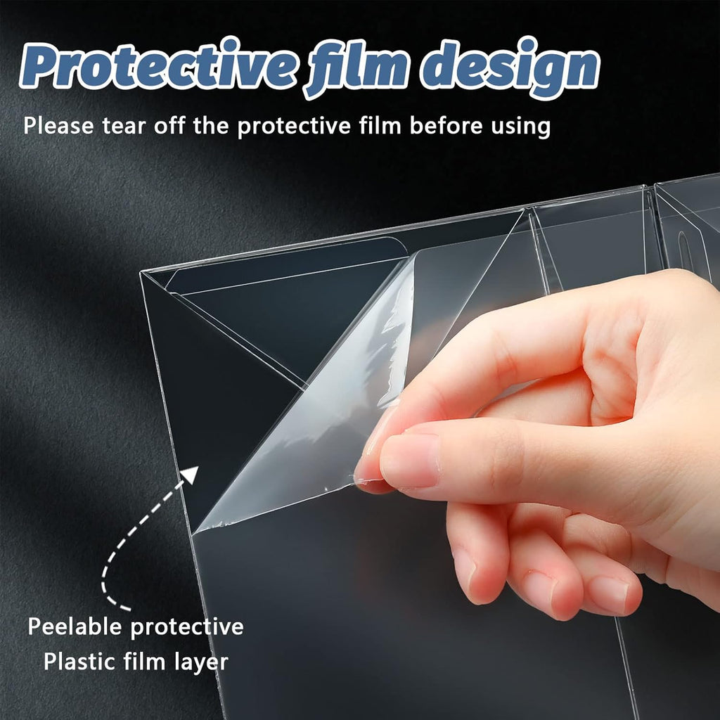 30 Pieces Clear Plastic Toy Protector Case 4-Inch Display Box P4820